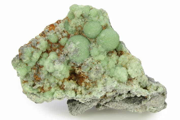 Radiating Botryoidal Green Wavellite Formation - Arkansas #280726